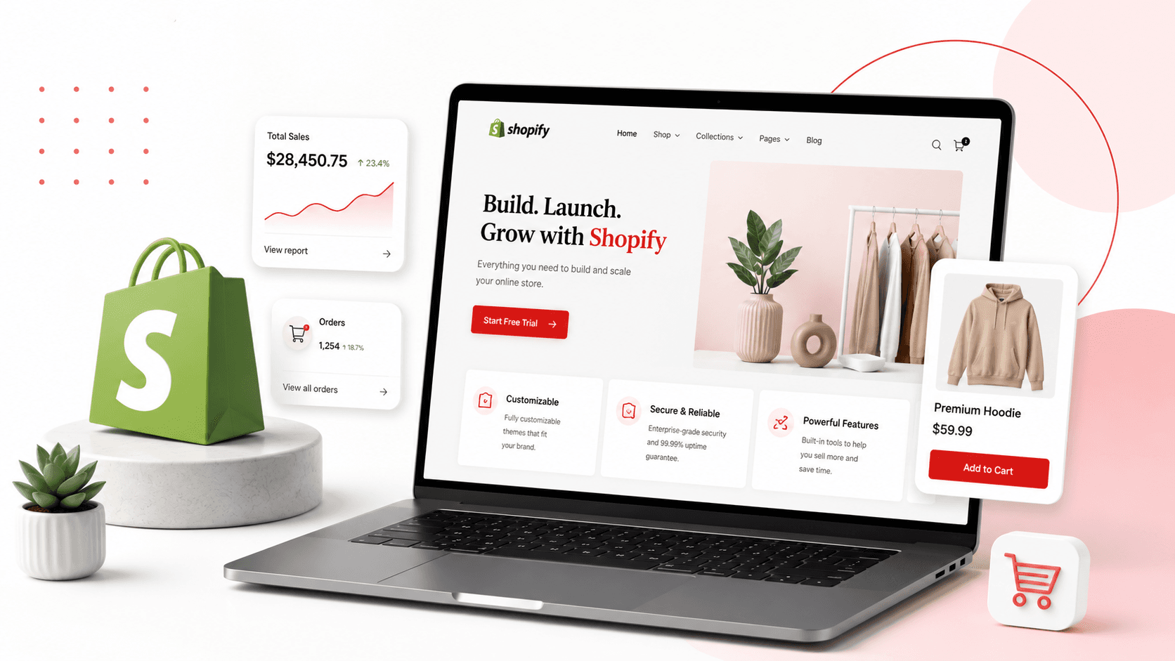 Shopify Development illustration placeholder